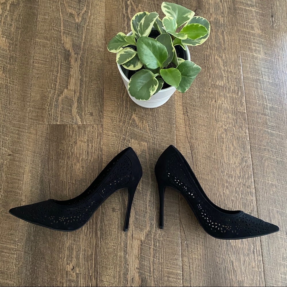 Women’s high heels.